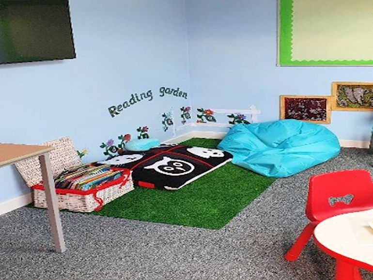 The Reading Garden in our Sunshine Hub