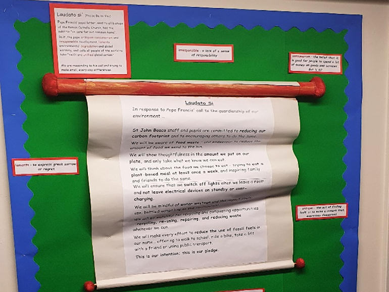 Laudato Si Display Board