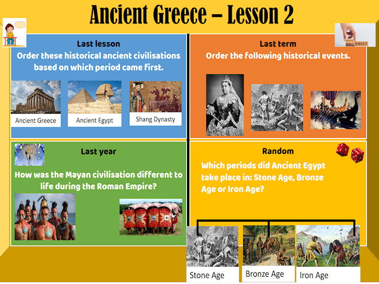 Flashback example - Ancient Greece