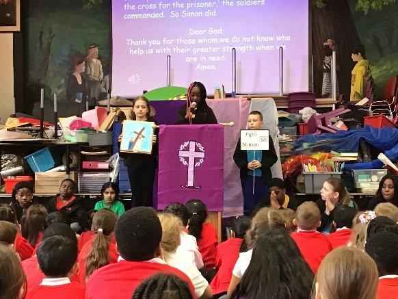 Year 5 Holy Week Assembly – Stations of the Cross