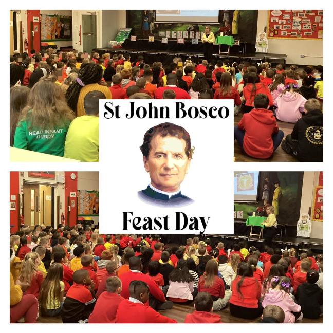 🌟 Celebrating St. John Bosco! 🌈