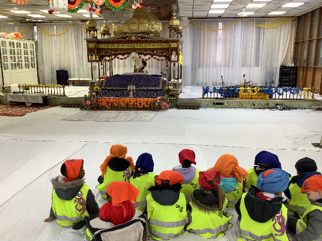 🌟 Reception trip to the Gurdwara 🌟