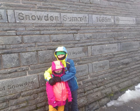 Our Pupils Conquering Mount Snowdon